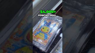 4000 PONCHO DEAL 🤝 POKÉMON VENDOR POV pokemontcg pokemoncards pokemoncommunity [upl. by Llennej]