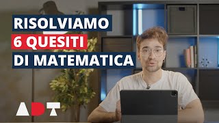 Esercitazioni TOLC 6 quiz matematici con soluzioni per il test di medicina [upl. by Htidra985]