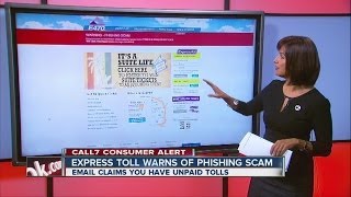 ExpressToll customers warned about phishing scam [upl. by Madra]