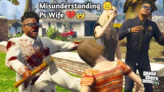 GTA5 Franklin Future Wife Misunderstanding With PSS Gamer 😨Shinchan Crying For Franklin 😨Ps Gamestr [upl. by Erv]