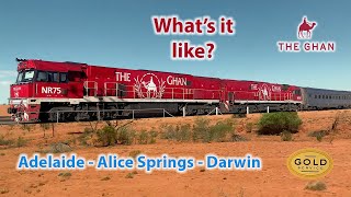 The Ghan  taking Australias iconic rail journey  Adelaide to Alice Springs [upl. by Anovahs829]