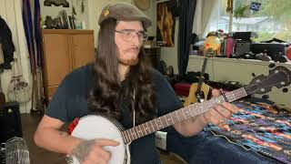 Cherokee Shuffle  Clawhammer Banjo Nylgut Strings [upl. by Hazlip741]