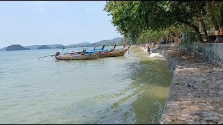 Krabi Tide vs Low tide at Ao Nang [upl. by Gretchen736]