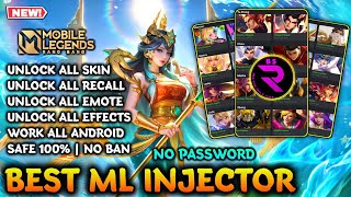 BEST ML INJECTOR NO BAN 2024  UNLOCK ALL SKIN MOBILE LEGENDS  APK SCRIPT SKIN  NBS REBORN [upl. by Saucy]