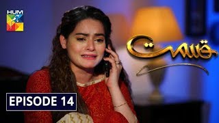 Qismat Episode 14 HUM TV Drama 1 December 2019 [upl. by Enrica316]