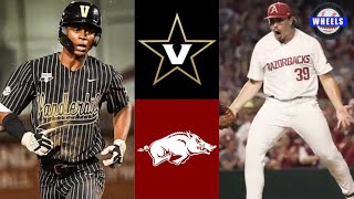 24 Vanderbilt vs 4 Arkansas Highlights AMAZING GAME  2022 College Baseball Highlights [upl. by Atineg]