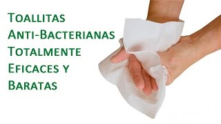 Como Hacer Toallitas Anti Bacterianas Totalmente Eficaces y Baratas [upl. by Trilly]