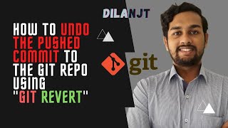 how to undo the commit pushed using git revert  git revert  git tutorials [upl. by Patricia]