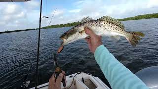 Speckled Trout Fishing with the Ladys 2024 [upl. by Kacie]