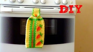 SECADOR DE MANOS TEJIDO A CROCHET  CROCHET KITCHEN TOWEL [upl. by Constance707]