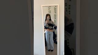 EDIKTED haul pt 2 viralvideos haul jeans [upl. by Eidnac330]