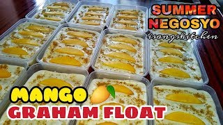 WITH COSTING MANGO GRAHAM FLOAT HOW TO MAKE MANGO FLOAT NEGOSYONG MANGO FLOAT NGAYONG SUMMER [upl. by Yllut303]