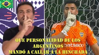 PERIODISTA BRASILEÑO NO PUEDE CREER LO QUE HIZO BOCA JUNIORS Y ROMERO PALMEIRAS VS BOCA [upl. by Lorette]