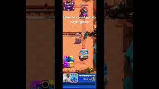 Evo goblin cage vs Evo royal giant clashroyale tricks [upl. by Eimas]