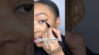 Eyeliner paupière tombante makeup eyeliner eyelinertutorial eyemakeup liner eyelinermakeup [upl. by Ybab416]