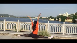 How to practice splits Hanumanasana  step by step guide for beginners splits hanumanasana [upl. by Wein]