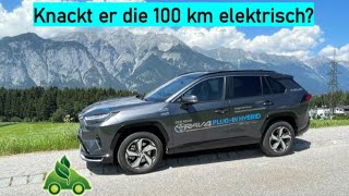 Toyota RAV 4 PlugIn Hybrid ReichweitenTest [upl. by Herrington]