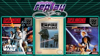 Star Wars Trilogy Stream  A New Hope amp Return of the Jedi SNES  Empire Strikes Back NES [upl. by Nahtanhoj]