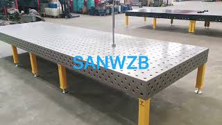 SANWZB Nitriding Treatment Welding Fixture Table 3D Welding Equipment weldingtable 3dweldtable [upl. by Rofotsirk]