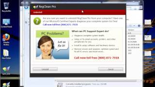 Remove RegClean Pro 621 and its bundleware [upl. by Elburt]