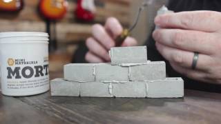 Mortaring your Miniature Cinder Blocks [upl. by Harat]