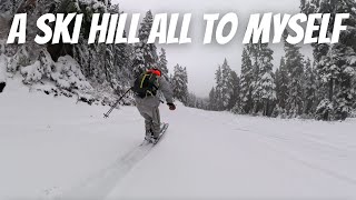 Secretly Skiing the Mountain Before Opening Day [upl. by Hna774]