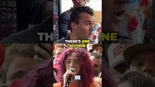 CHARLIE KIRK Mostly PEACEFUL DEBATE About BIBLE Turns HEATED Epic Meltdown shorts short god [upl. by Stanleigh]