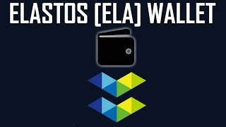 Elastos Wallet einrichten  ELA Web Wallet anlegen deutsch  ELA Coin Wallet 🔒 [upl. by Celene]