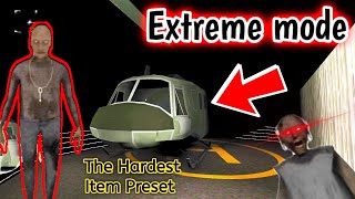 Granny 2  Extreme mode  Helicopter Escape The Hardest Item Preset [upl. by Cara732]