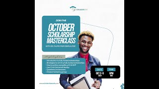 October Scholarship Masterclass [upl. by Scheider]