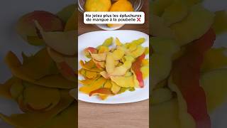 Ne jetez plus les épluchures de mangue❌ cooking recette delicious mango découverte pourtoi [upl. by Christy]