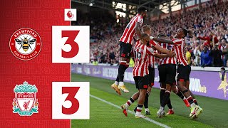 WISSA DENIES LIVERPOOL WIN  Brentford 33 Liverpool  Premier League Highlights [upl. by Gnahk]