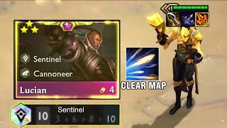 3 Star Lucian Come Back⭐⭐⭐ft 10 Sentinel   TFT SET 55 [upl. by Gwenny]