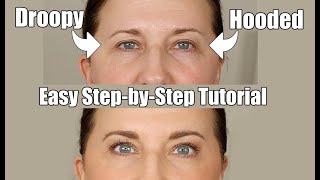 Eyeshadow Tutorial to quotFIXquot Hooded amp Droopy Eyes [upl. by Uni]