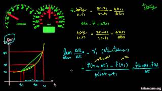 حرکت در یک بعد ۵  سرعت لحظه ای [upl. by Indys]