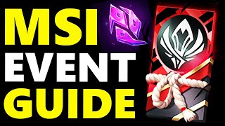 MSI Inkshadow event guide [upl. by Newob]