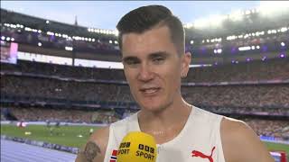 Jakob Ingebrigtsen BBC Interview After 1500 Metres Final [upl. by Gayn]