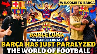 🚨 OFFICIAL ✅ BARCELONA SHOCKS THE FOOTBALL WORLD CELEBRATE THIS MOMENT 🎉  LATEST BARCELONA NEWS [upl. by Allrud]