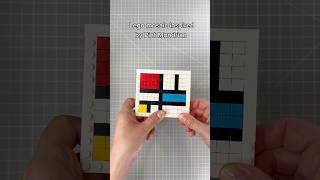 Affordable Piet Mondrian’s Art  Lego Mosaic [upl. by Sanborne]