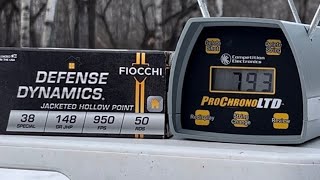 Fiocchi Defense Dynamics 148 grain 38 Special defies all logic passes snub nose denim and gel test [upl. by Felty329]