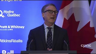 Le gouverneur de la Banque du Canada Tiff Macklem discute de la politique monétaire du pays [upl. by Nyrad]