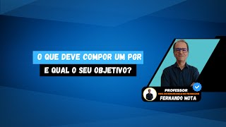 O que deve compor um PGR e qual o objetivo em uma empresa [upl. by Narhet]