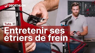 TUTO  Comment entretenir létrier de frein sur un vélo route  🚴  Decathlon [upl. by Maryann]