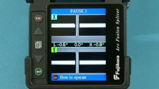 How to Splice using a Fujikura FSM60S [upl. by Saxela465]