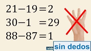 Estrategias para restar mentalmente [upl. by Anelav]