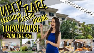 Bespoke Massive Freehold Townhouse Expat Eligible  Sommerville Park Condo  Singapore [upl. by Averi]