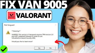 How To Fix Valorant VAN 9005 Error Windows 10  11 [upl. by Acimehs]