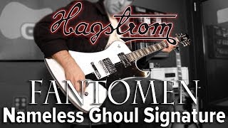 Hagstrom Guitars Fantomen Nameless Ghoul Signature Model Review amp Demo from GuitCon 2017 [upl. by Abixah735]