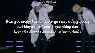 SUB INDO BTS Cypher PT3  KILLER Lyrics [upl. by Akerdal]