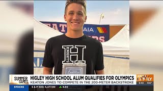 Higley High School alumn makes US Olympic swim team [upl. by Eletnahs]